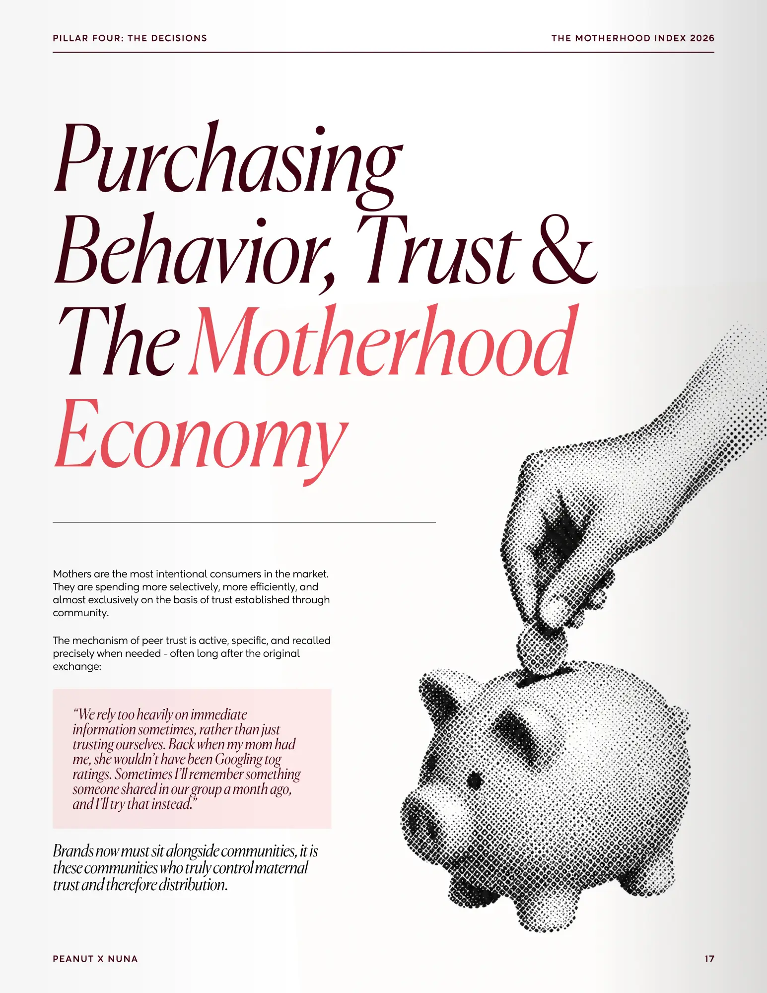 Motherhood index page